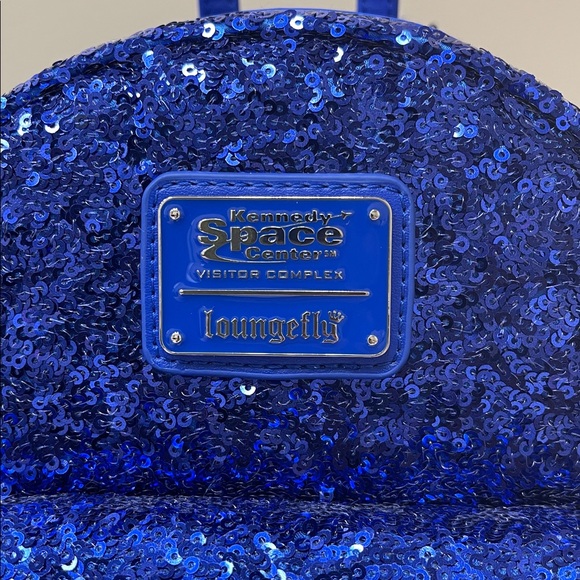 Loungefly Sequin Kennedy Space Center NASA Bag/Backpack NWT - Picture 2 of 5